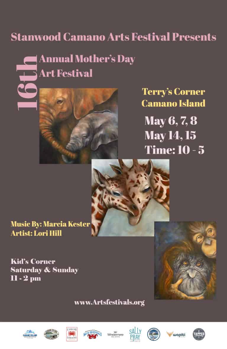 camano art festivals mothers day poster2022 01